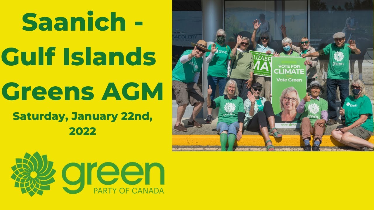 Saanich - Gulf Islands Greens 2021 AGM