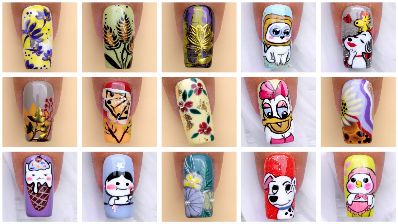 12+ Beautiful Nail Art Tutorials | Simple & Easy Nail Art Designs | Olad Beauty
