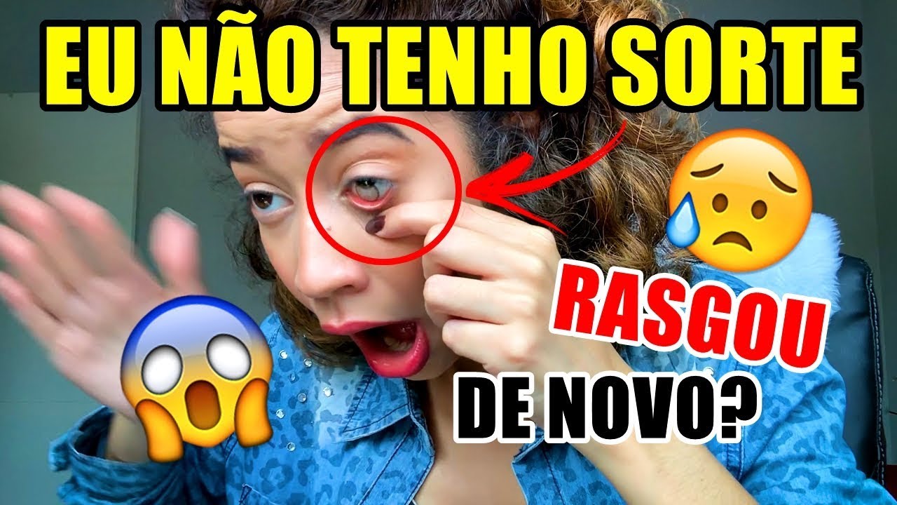TENTEI COLOCAR LENTE DE CONTATO DE NOVO | VEM VER O QUE ACONTECEU