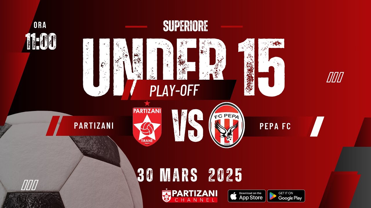 SUPERIORE U15  | PARTIZANI - FC PEPA