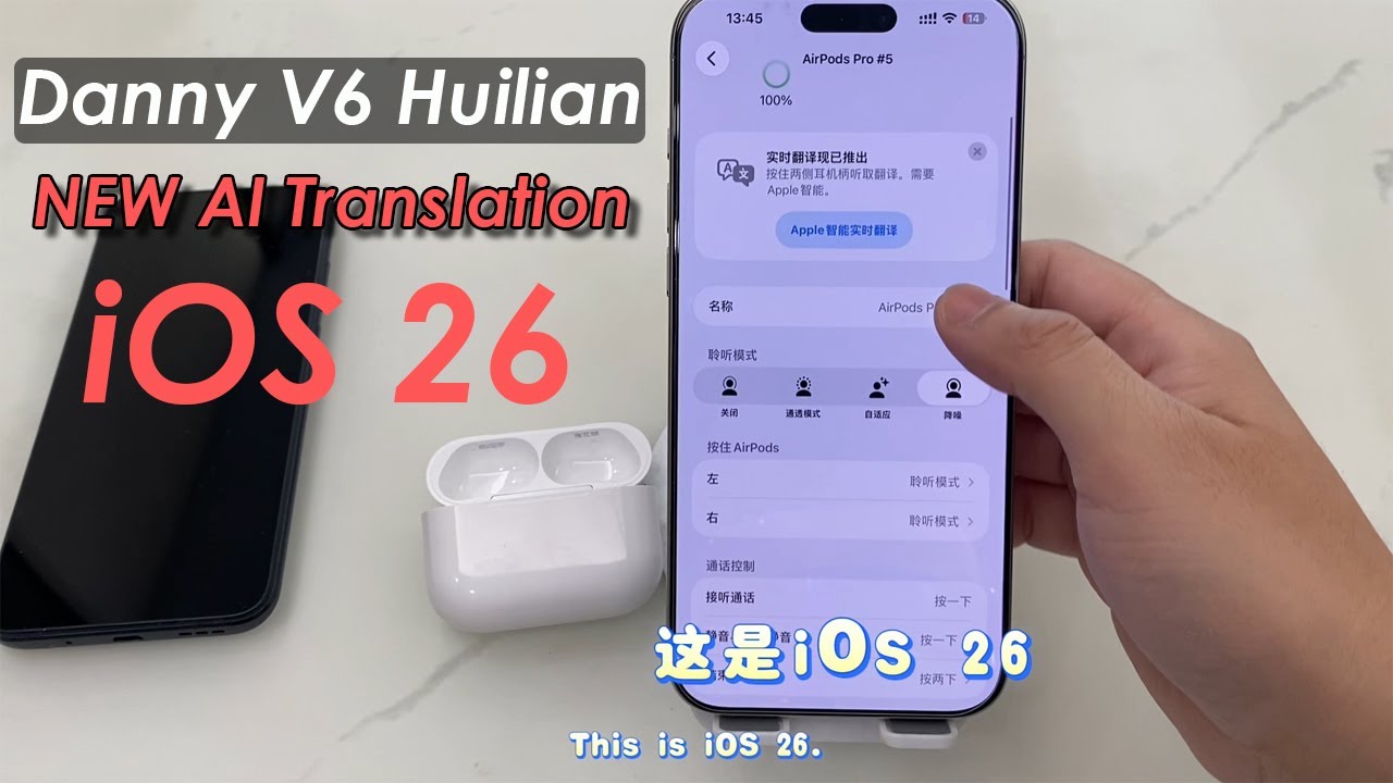 NEW AirPods Pro 3 Clone! Danny V6 Huilian H3 Slim C | NEW AI Translation (GIVEAWAY!)