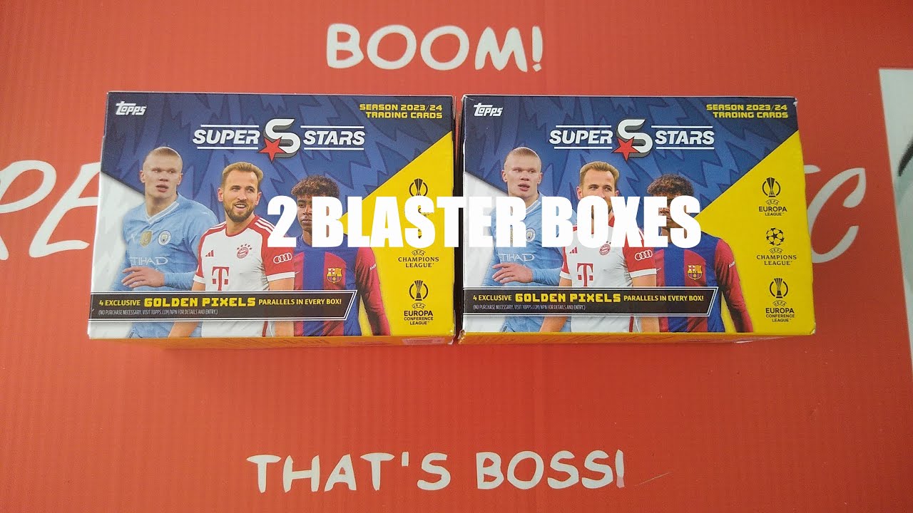 TOPPS SUPERSTARS 2024 ***2 BLASTER BOXES/HUGE PLAYER PARALLEL & RARE DESTINY CARD PULLS***
