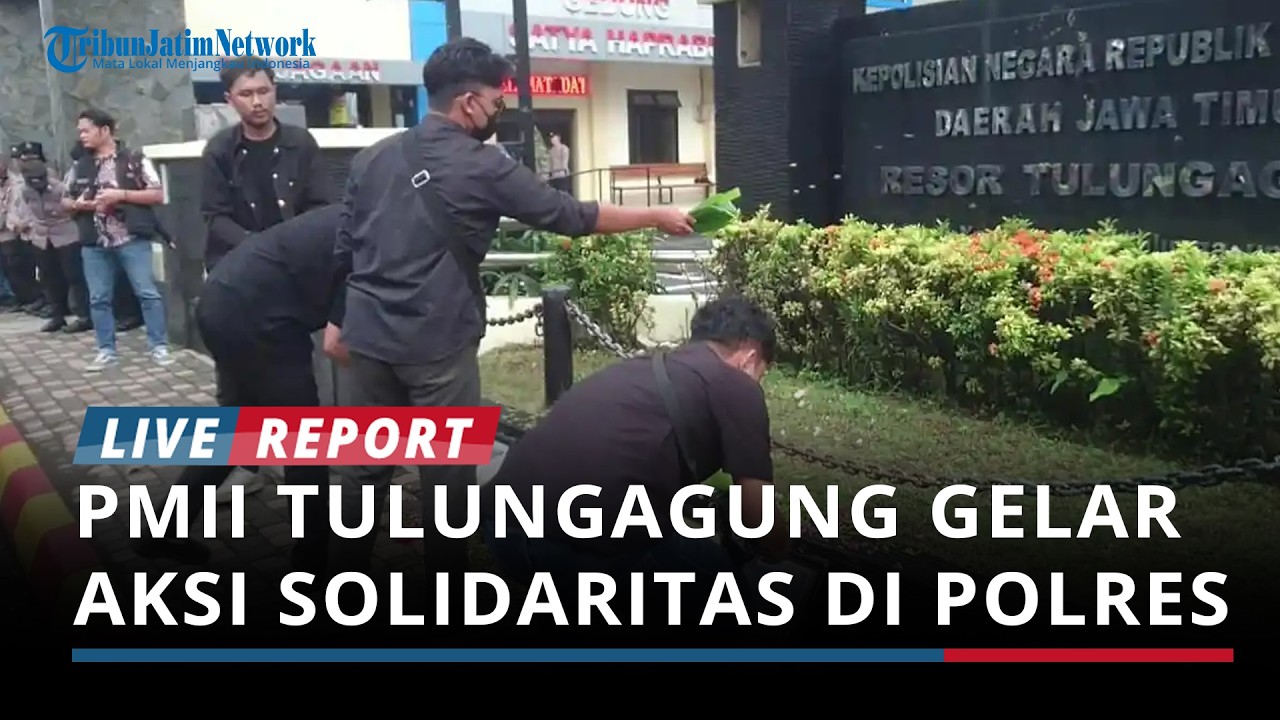 Soroti Kematian Bocah oleh Anggota Brimob, PMII Tulungagung Gelar Aksi di Polres