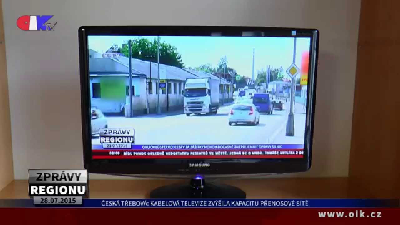 Česk&aacute; Třebov&aacute;: Kabelov&aacute; televize zv&yacute;&scaron;ila kapacitu přenosov&eacute; s&iacute;tě