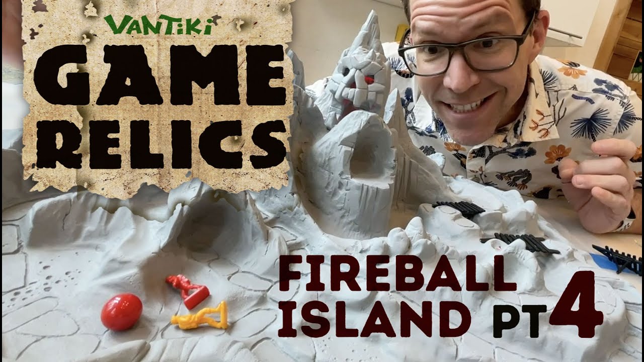 Fireball Island pt4 - Freeform Air terrain & Foredom Tool hanger with the Shaper Origin: Game Relics