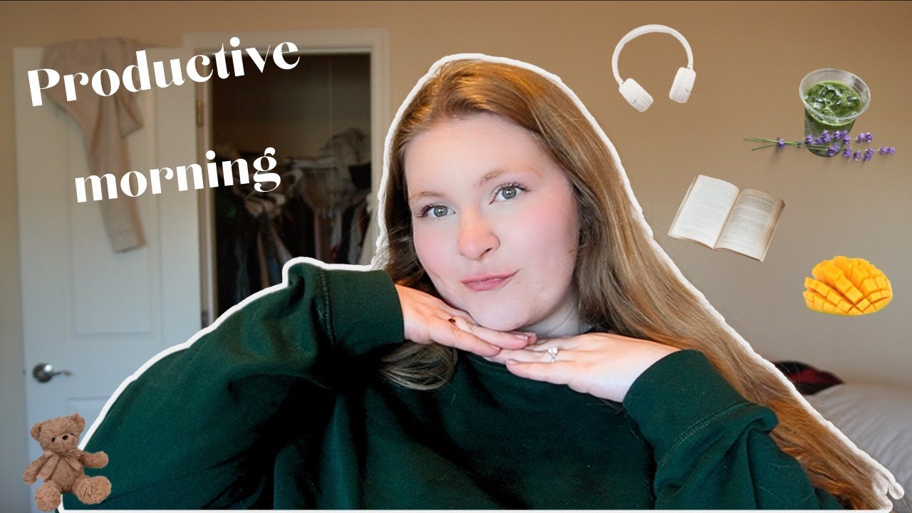 LAZY to PRODUCTIVE morning routine !!  cleaning | cooking | skincare