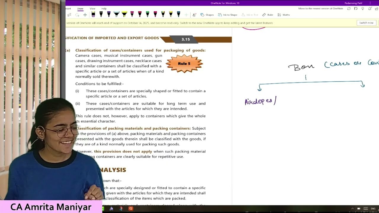 Classification of Imported & Export Goods | Part II Customs | CA Final | From Scratch | Module based