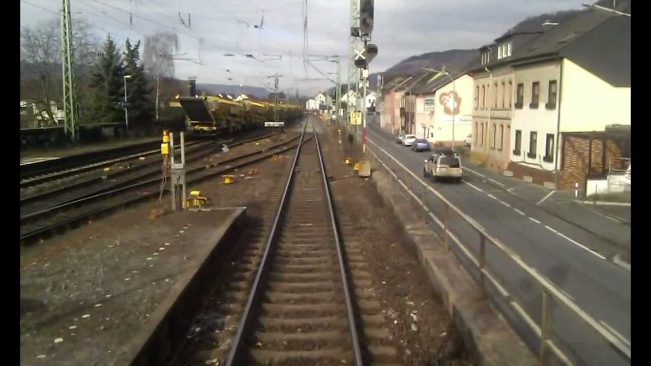 Gleisbauarbeiten Leutesdorf - Rheinbrohl Di 21.02.2012
