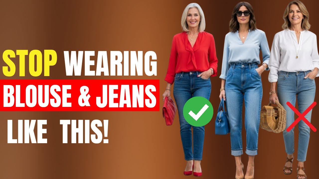7 GENIUS Blouse & Jeans Styling Hacks to Look 10x More EXPENSIVE Over 50