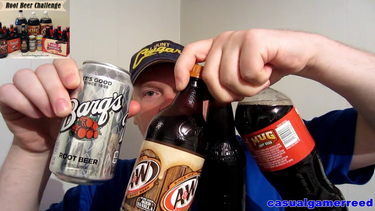 Reed Reviews Root Beer Taste Test A&W, IBC, MUG, Barq's