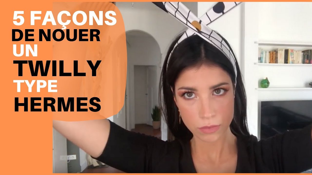 5 FA&Ccedil;ONS DE PORTER UN TWILLY TYPE HERMES