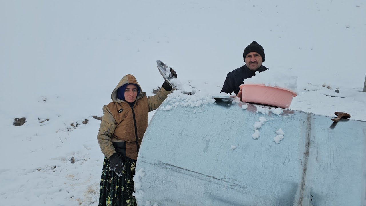 «Жизнь под снегом: попытки Ахмада и Фариде наполнить водохранилище и продолжать жить»