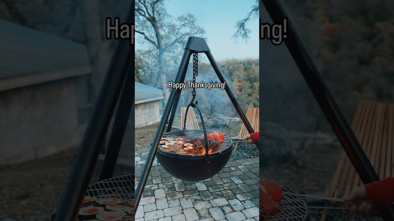 The Wrangler Cowboy Cauldron is huge and pretty! #outdoors #outdoorcooking @CowboyCauldronCo 🔥🔥