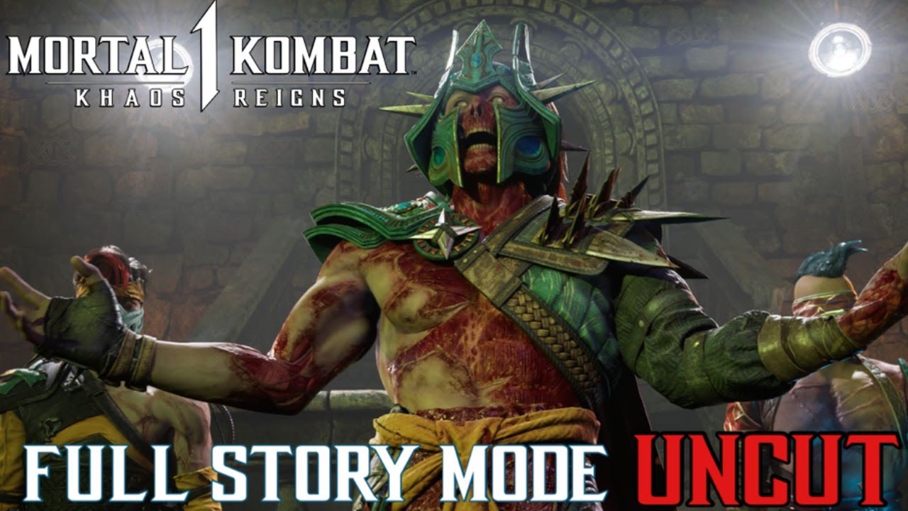 UNCUT Mortal Kombat 1 Khaos Reigns Full Story Mode Movie (All Cutscenes & True Endings)