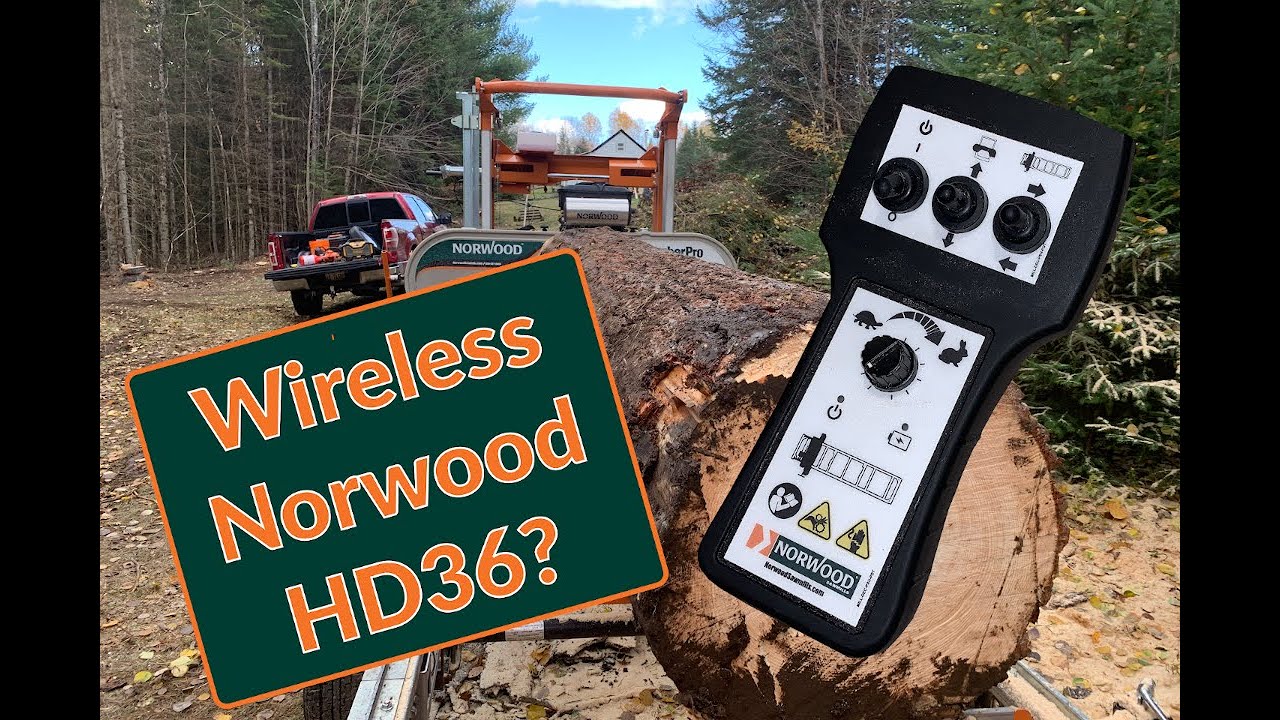 Norwood LumberPro HD36 | NEW WIRELESS power feed install