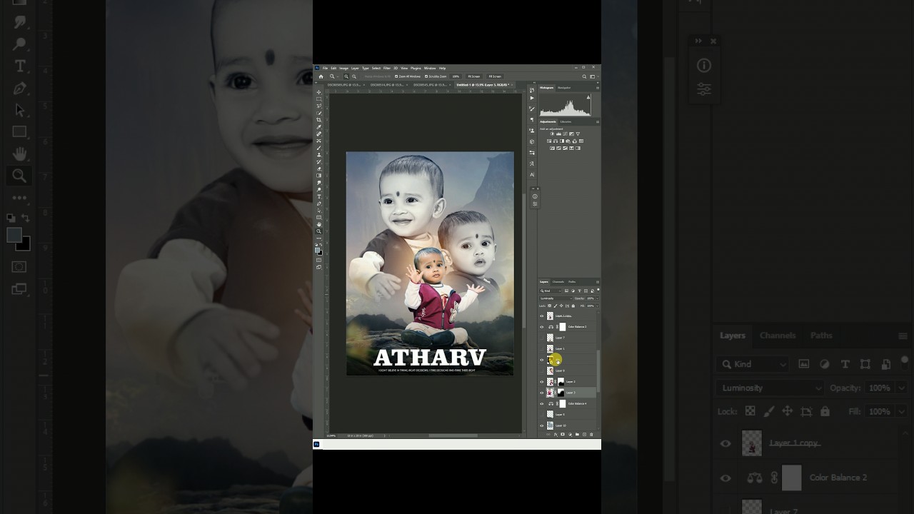 Birthday poster design in photoshop 2024 #song #photography #posterdesign #brithday