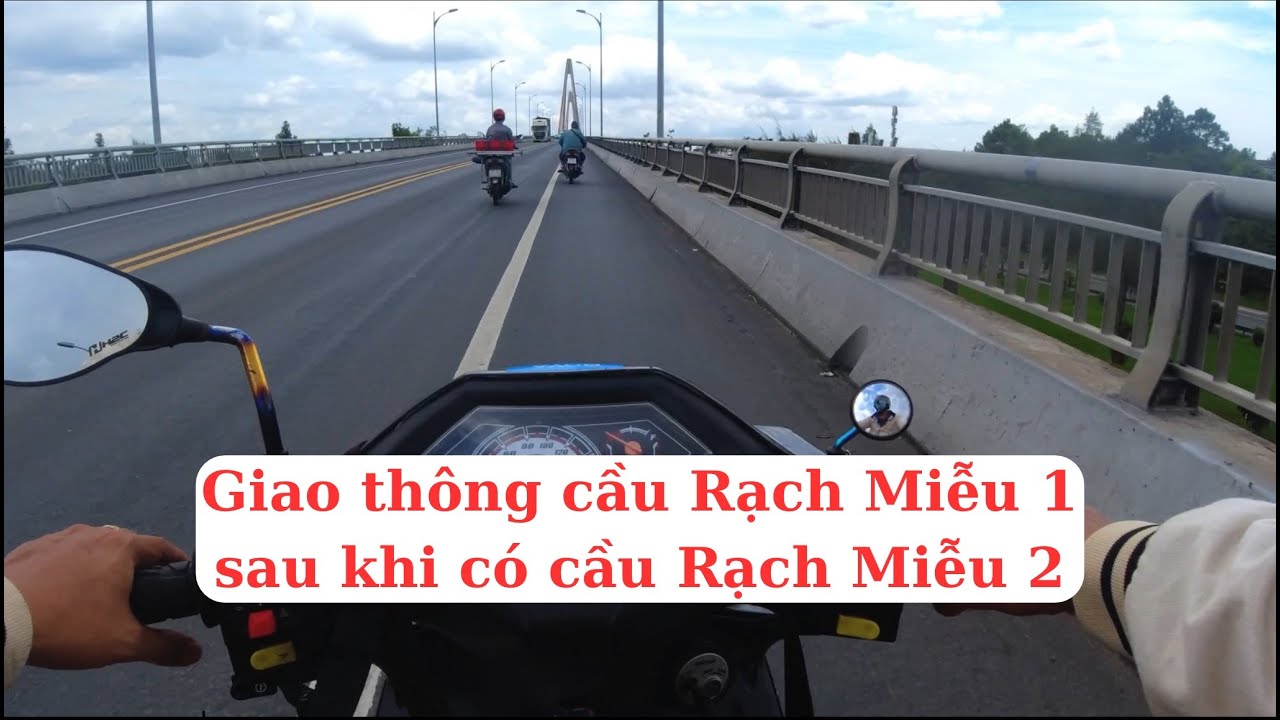 Tình hình giao thông Cầu Rạch Miễu 1 sau hơn 1 tháng cầu Rạch Miễu 2 khánh thành!! | Vlog