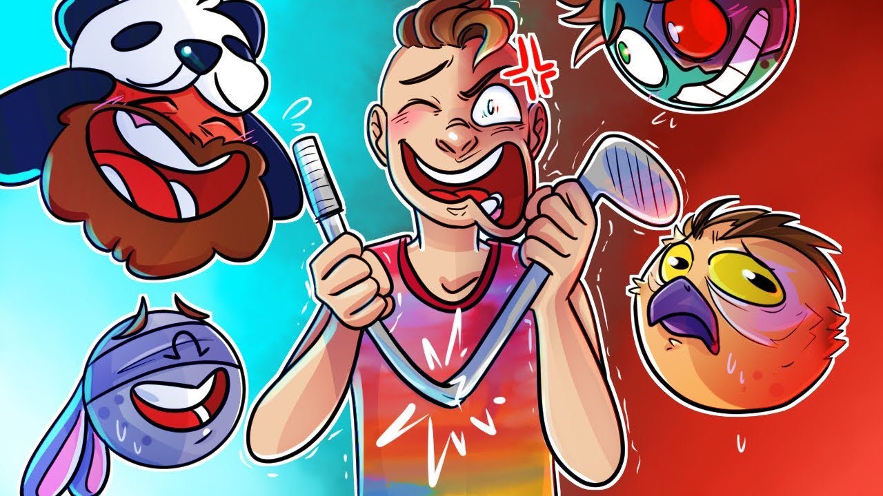 The Two Faces of MOO! + This Course is EVIL! - GOLF IT FUNNY MOMENTS