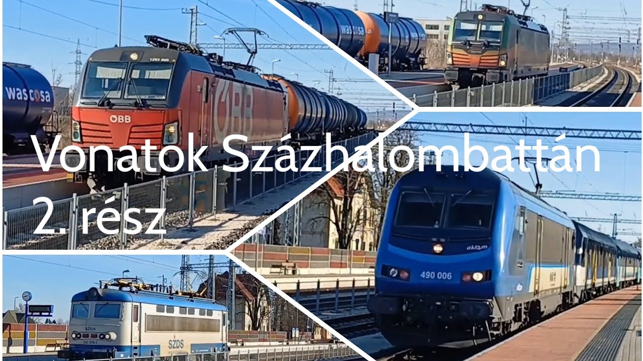 Vonatok Százhalombattán 