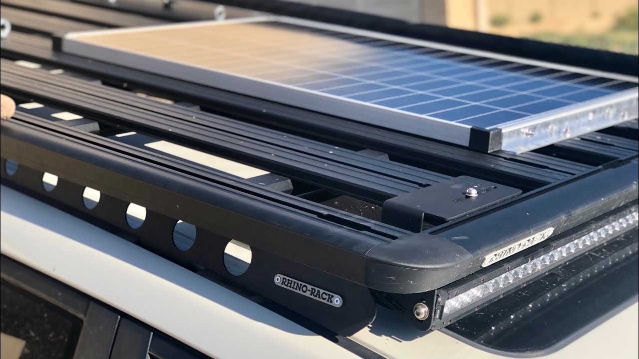 Rhino-Rack Solar Panel install