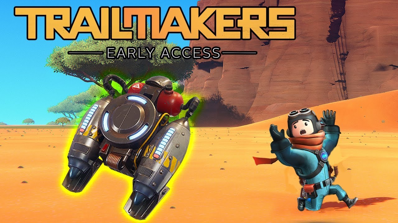 اصنع مركبتك | لقيت واحد صنع الجيت باك اللي في فورتنايت!! Trailmakers