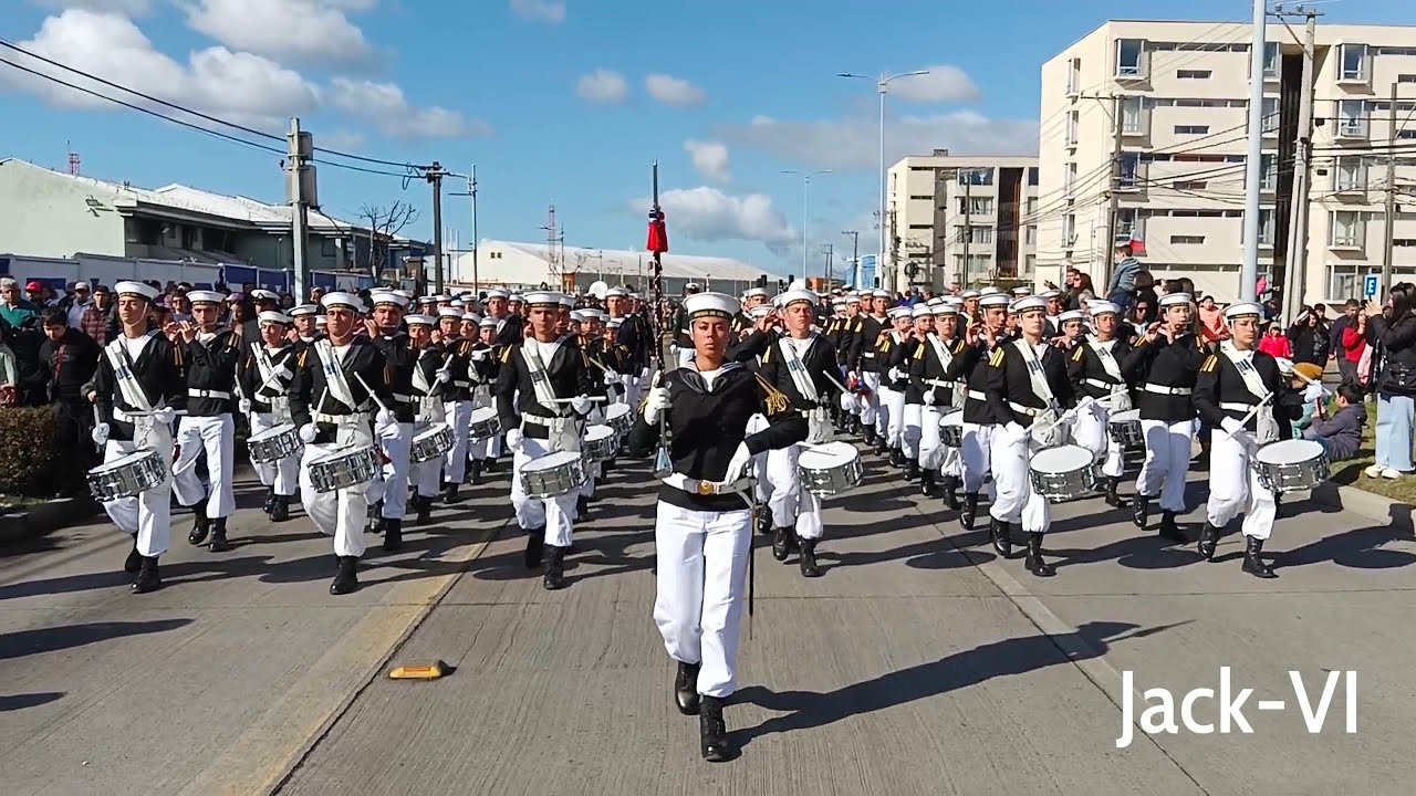 Glorias Navales 2024 - PASACALLE COMPLETO por Talcahuano +Desfile de Honor Frente a 