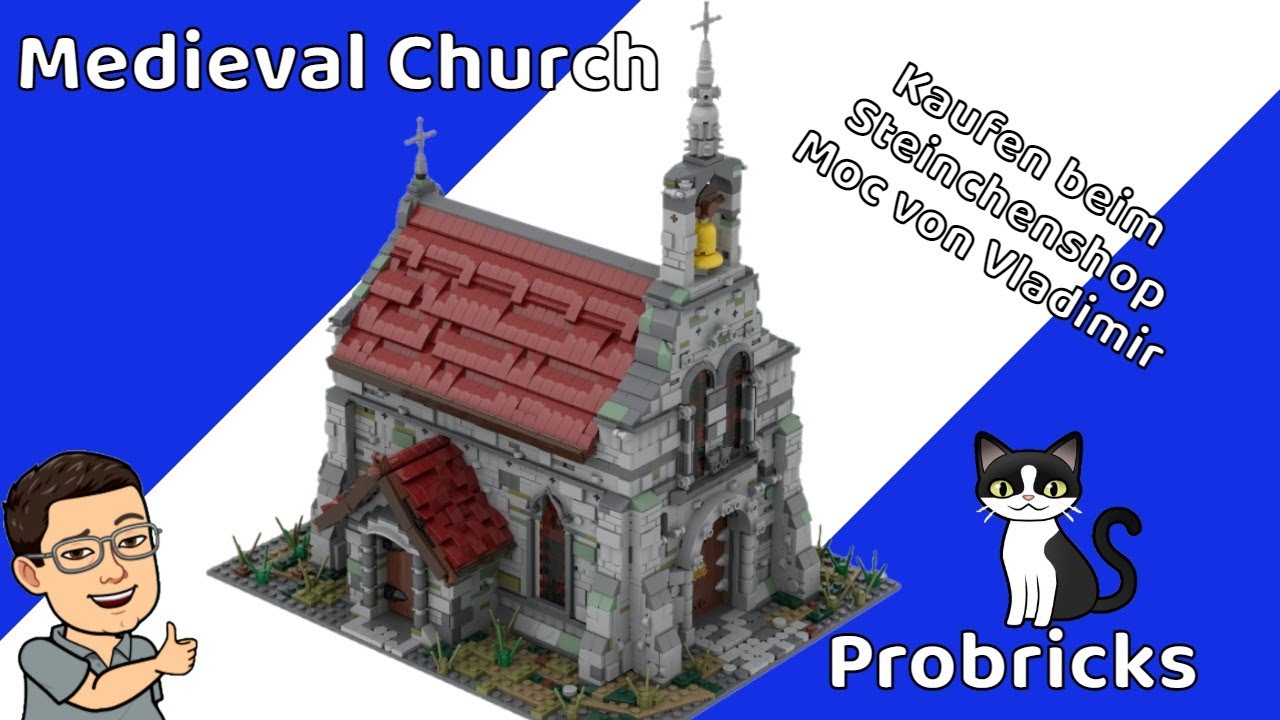 Probricks - Medieval Church - Steinchenshop Mittelalter Serie - PB96103 - Moc von Vladimir