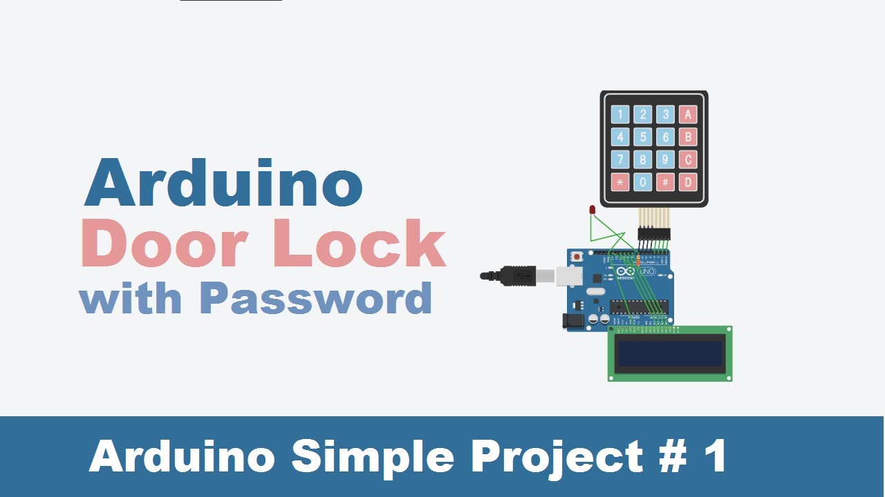 Arduino Door Lock with Password || Proteus simulation