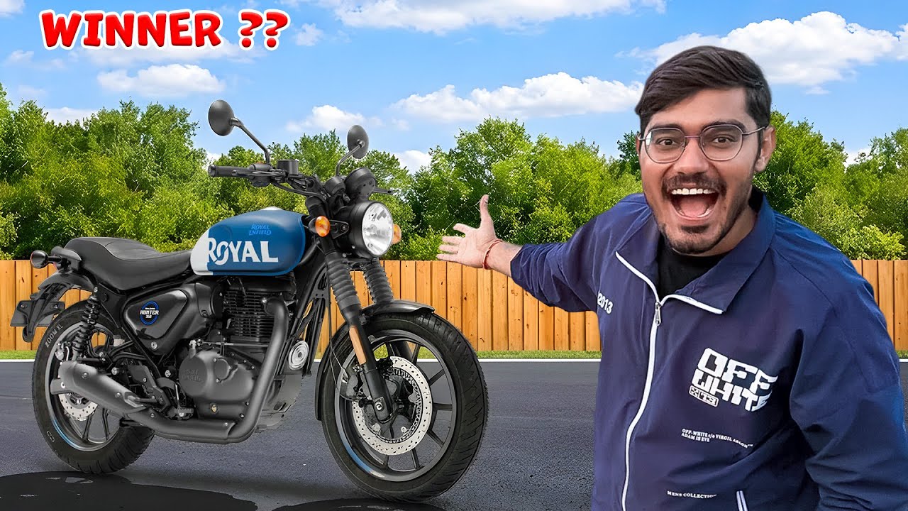 Finally...Royal Enfield Hunter 350 Bike Giveaway Reasult- WINNER?