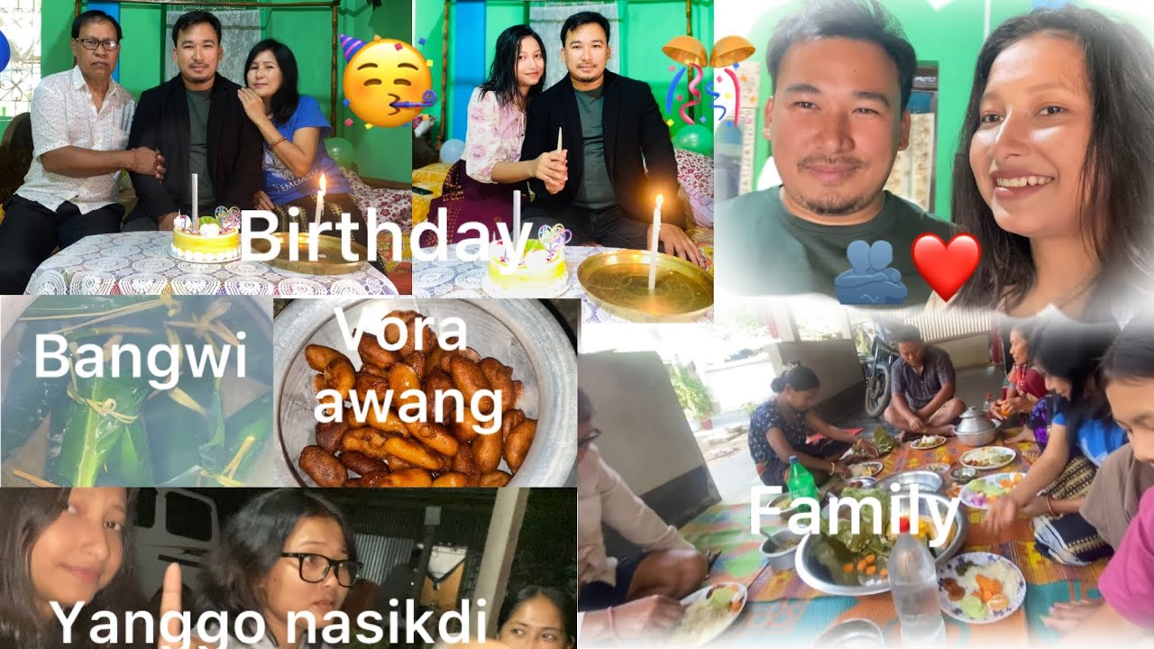 Special din belaino 🎂🥳🎉 And happy hangrai ❤️🎊norok jotono || Bahai wngkha norok ni hangrai 