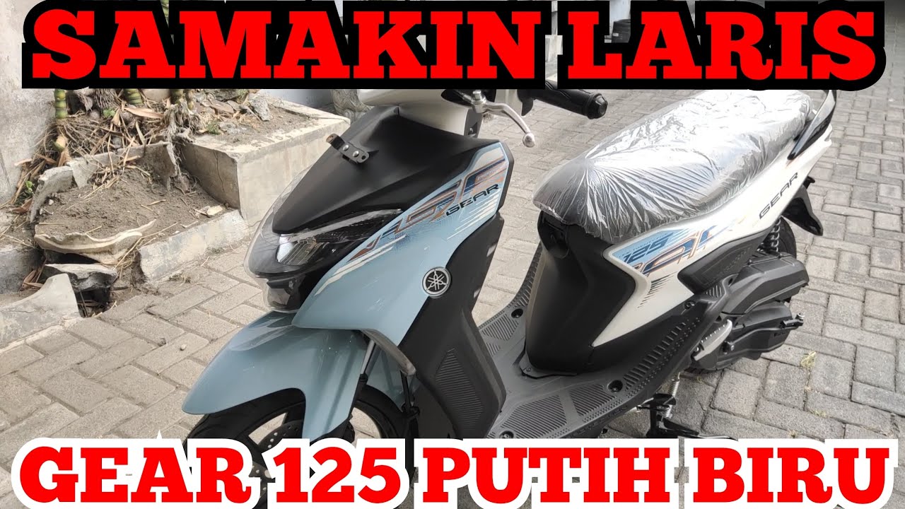 SEMAKIN LARIS || YAMAHA MIO GEAR 125 PUTIH BIRU 2023 #yamaha #yamahaindonesia #gears #gear125 #gear