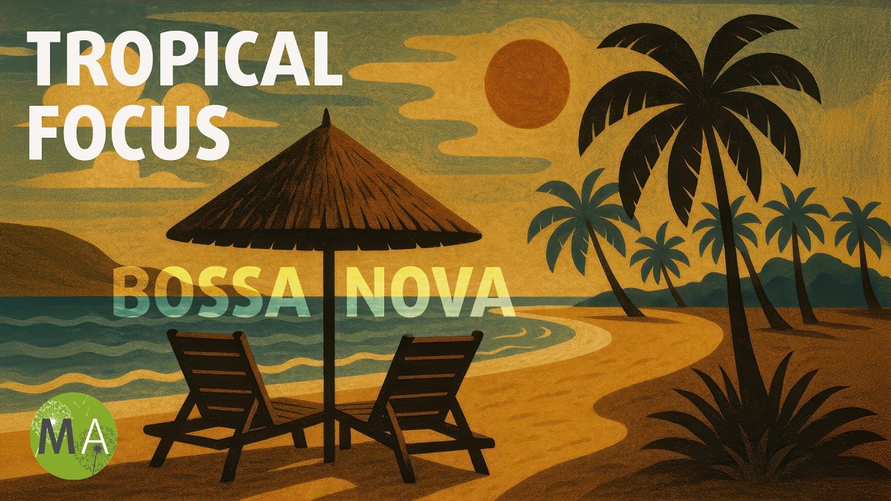Gamma Hyperfocus Tropical Bossa Nova Mix with 40Hz Isochronic Tones