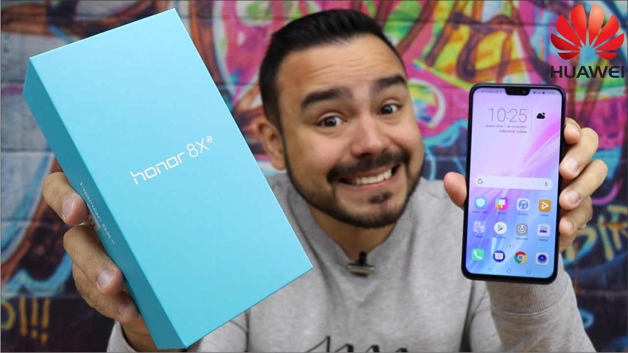 HUAWEI HONOR 8X PORTUGUÊS BRASIL - MAIS UM EXCELENTE CUSTO BENEFÍCIO - UNBOXING