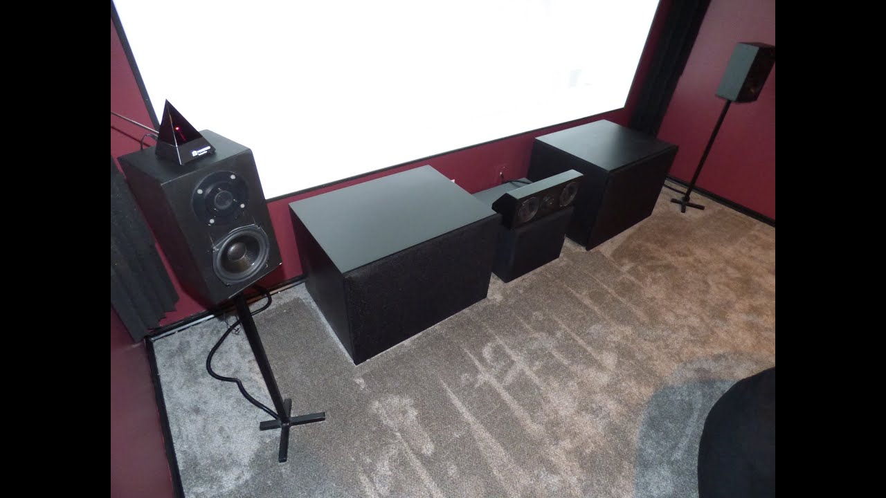My Dolby Atmos 7.2.4 DIY Dayton Audio/Radio Shack speaker set up!
