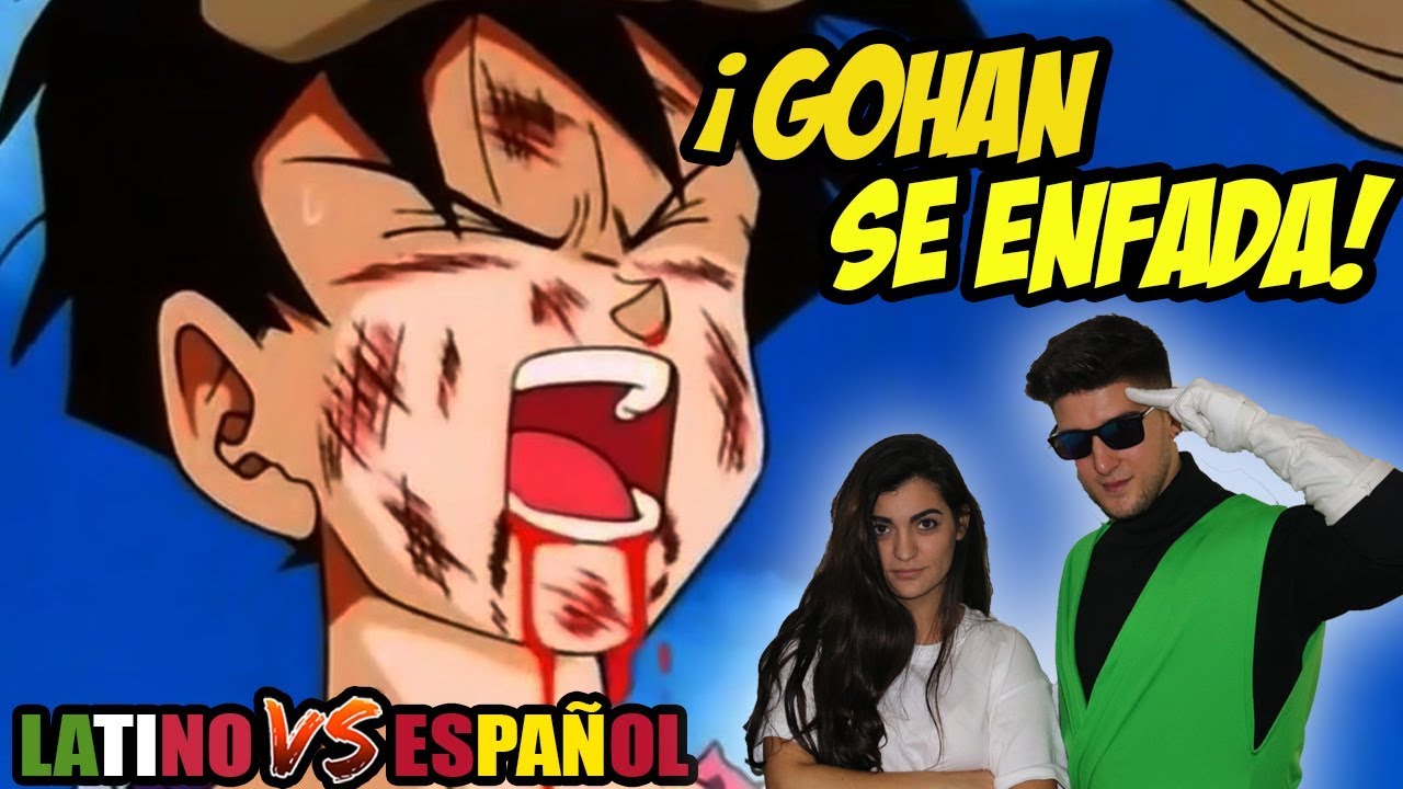 ESPAÑOLES REACCIONAN A DRAGON BALL LATINO VS CASTELLANO | VIDEL CONTRA SPOPOVICH🔥GOHAN SE ENFADA🔥