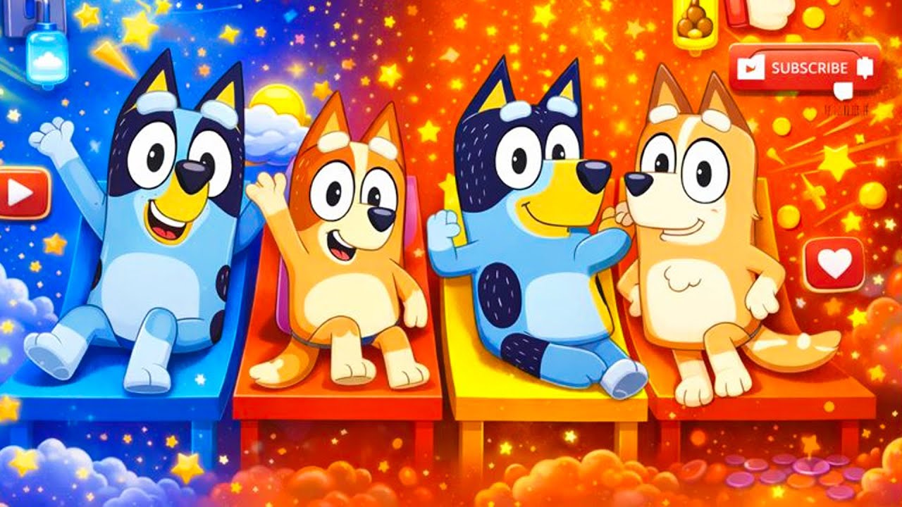 Everyone Chose the Same Color… Bluey’s Family Gets Closer 😲🌈 | Bluey Animation