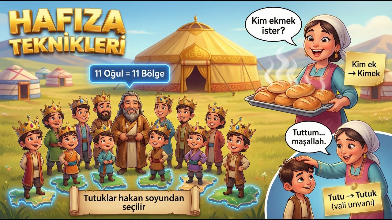 Kimekler &ndash; Hafıza Teknikleri (11 B&ouml;lge, Tutuklar ve Devlet Yapısı)