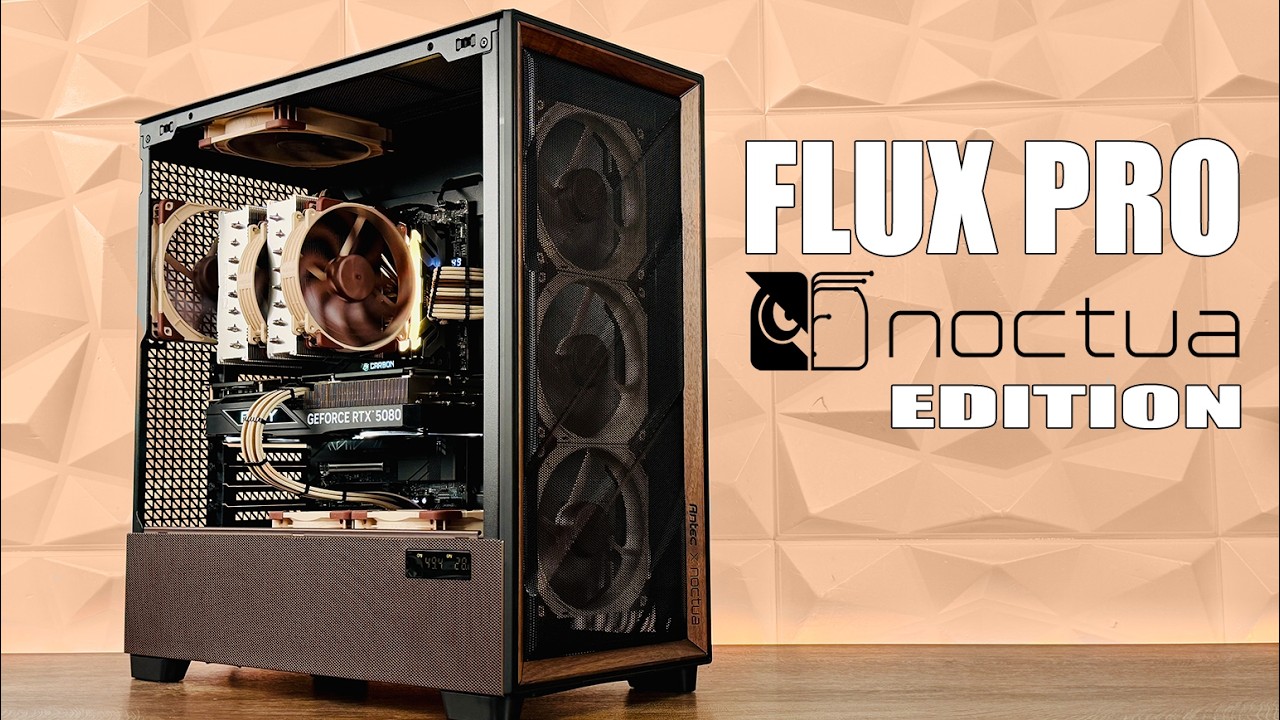 ANTEC FLUX PRO zyskuje specjalne zagrożenie dzięki edycji Noctua