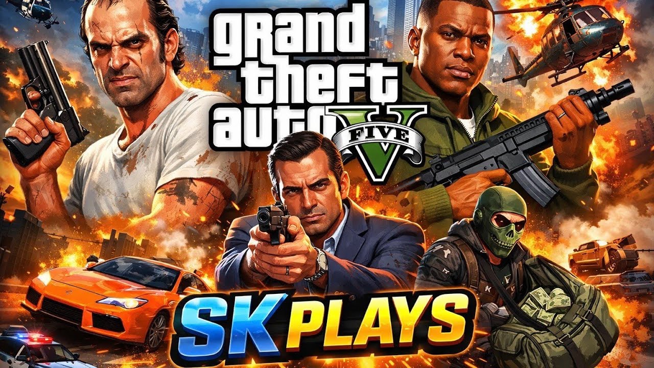WELCOME TO THE WORLD OF GTA MAMEY | HEIST PANROM | SKPLAYS IS LIVE