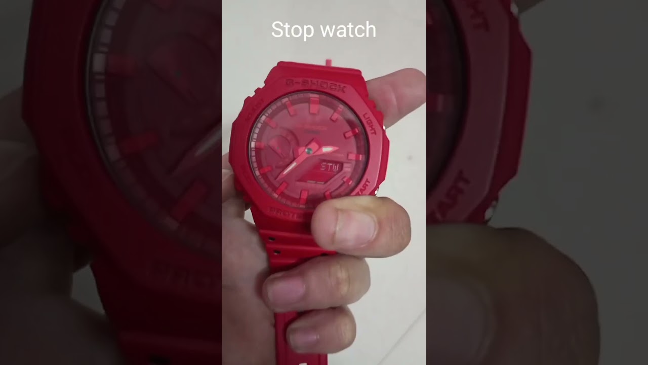 Red Gshock G-2100 features #watch #gshock #red