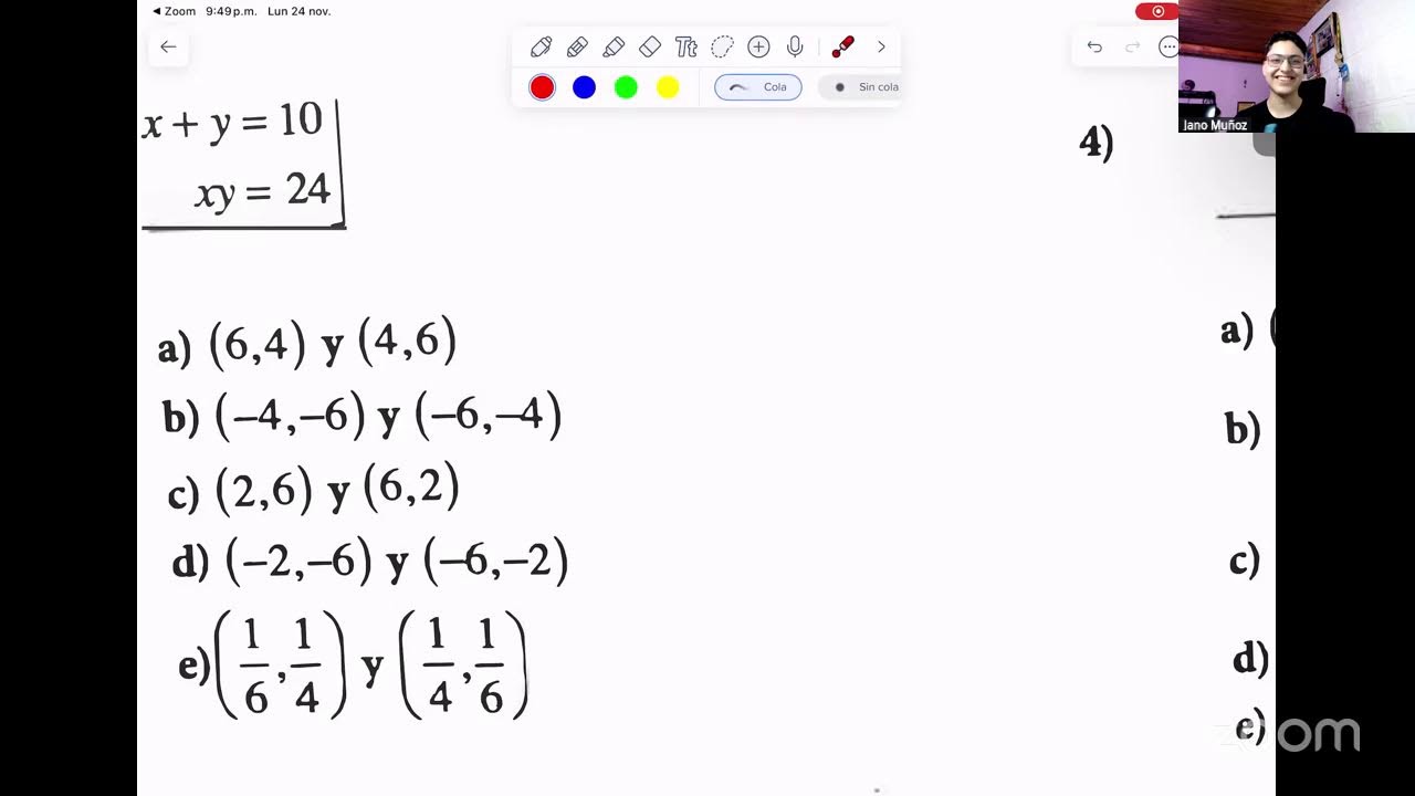 💙 Clase Repaso Álgebra