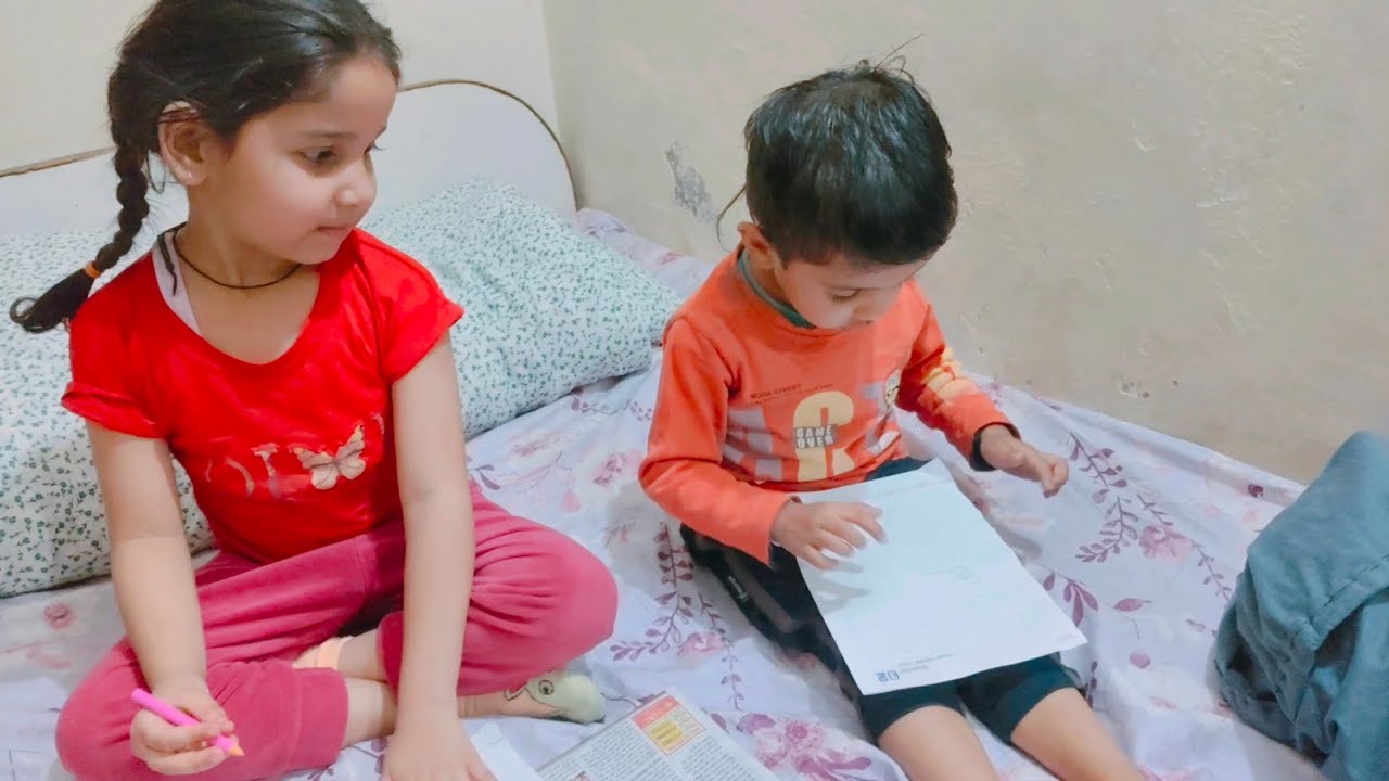 Drawing Competition Luv and Khushi 