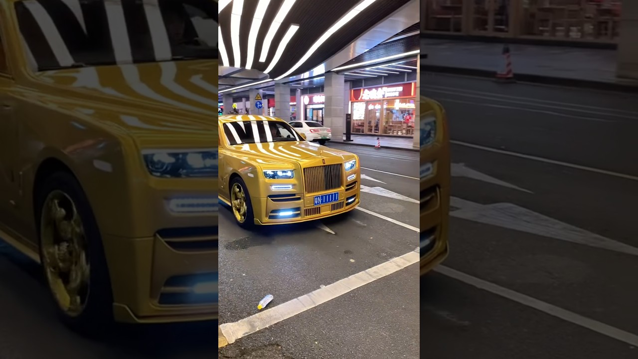 who personally customized a gold version of Rolls-Royce Phantom #rollsroycephantom #supercarkiller