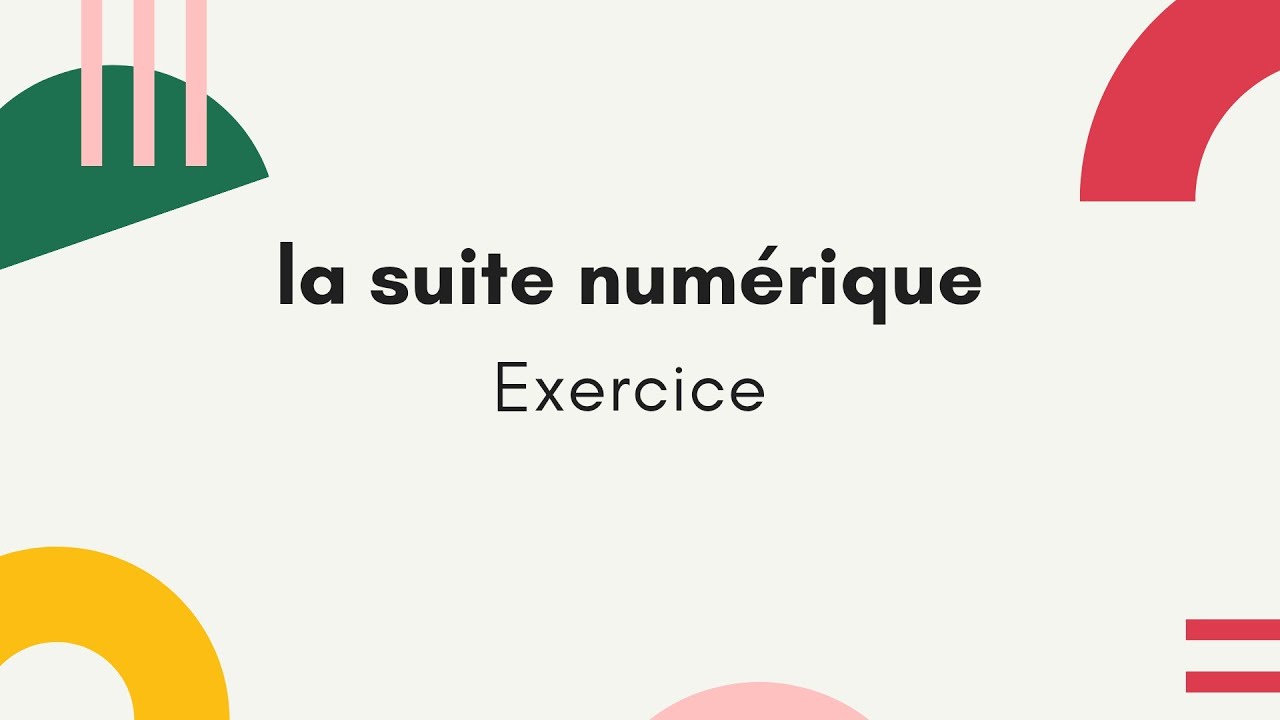 exercice ( les suites arithmétique ) 1bacLsh - اولى باك اداب و علوم إنسانية
