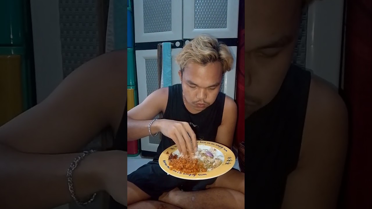 Mukbang | mukbang seadanya saja tempe balado bunga pepaya #mukbang  #masukberandayoutube #makan 