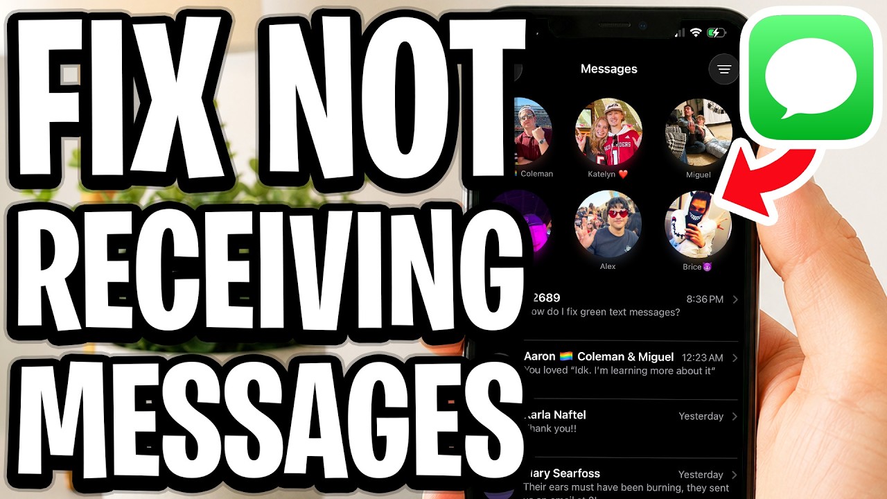 How To Fix Not Receiving Text Messages On iPhone - Full Guide