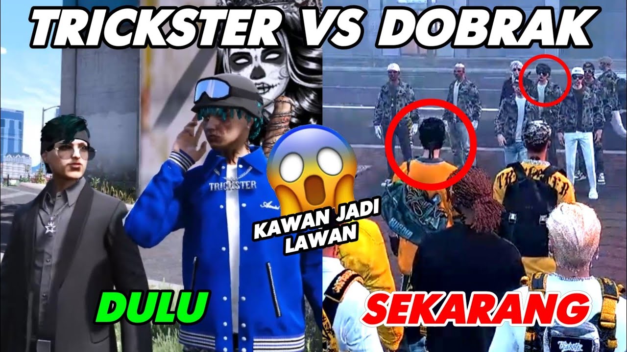 PERTEMUAN TRICKSTER & DOBRAK !! ISCO KEMBALI BERTEMU JOHAN & LANGSUNG TAUNTING !! - GTA 5 ROLEPLAY