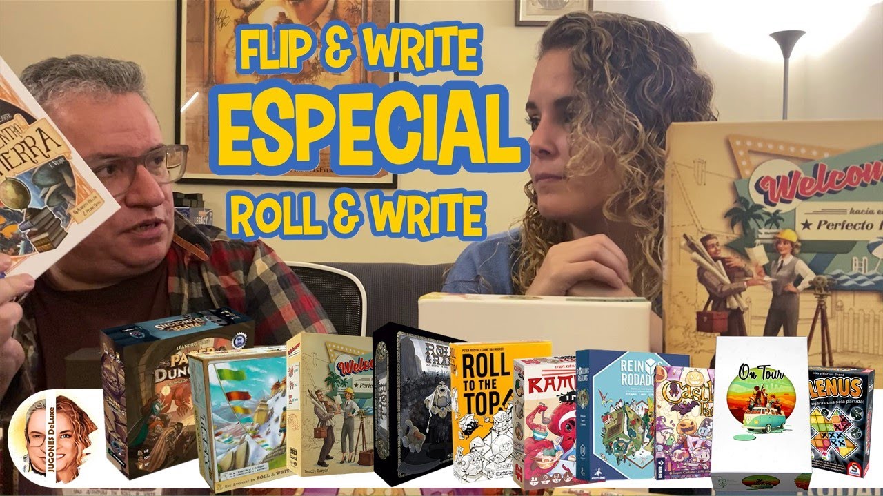 ESPECIAL Roll & Write - Flip & Write 🎲🃏✏