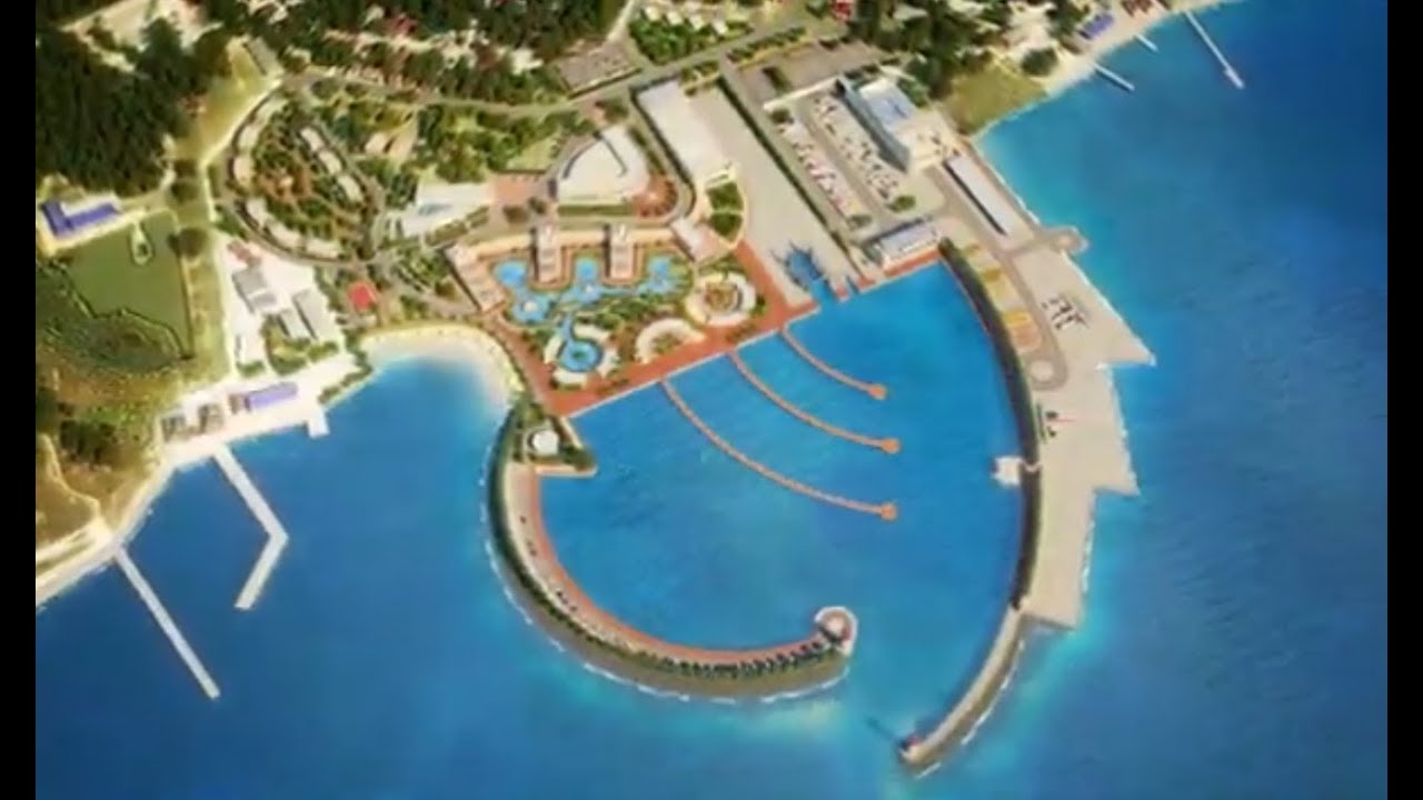 ПРОЕКТ НОВОГО МОРСКОГО ПОРТА В ГЕЛЕНДЖИКЕ В РАЙОНЕ ТОНКОГО МЫСА