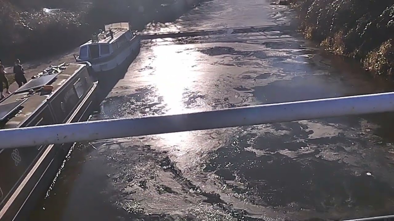 The Thames water report. River Lee nav frozen. 